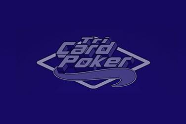 Tri card poker